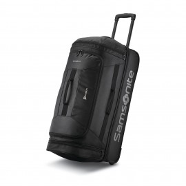Samsonite Andante 2 28" Drop Bottom Wheeled Duffel - Black with Logo