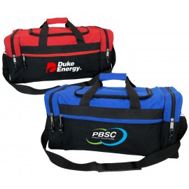 21" Polyester Travel Duffel Bag with Logo