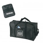 Nylon Foldable Lightweight Gym Duffel Bag with Logo