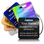 Luggage Tags Card Holders with Metal Loops with Logo