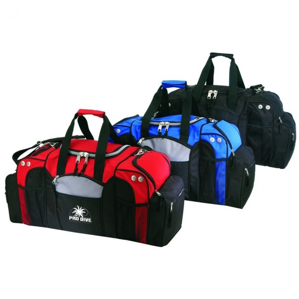 Logo Branded Deluxe Designer Duffel Logo Branded Deluxe Designer Duffel