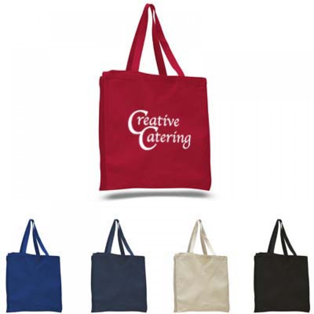12oz Cotton Canvas Gusset Tote with Logo 12oz Cotton Canvas Gusset Tote with Logo