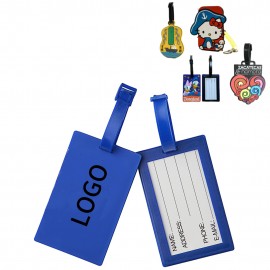 Promotional Custom PVC Soft Rubber Luggage Tag