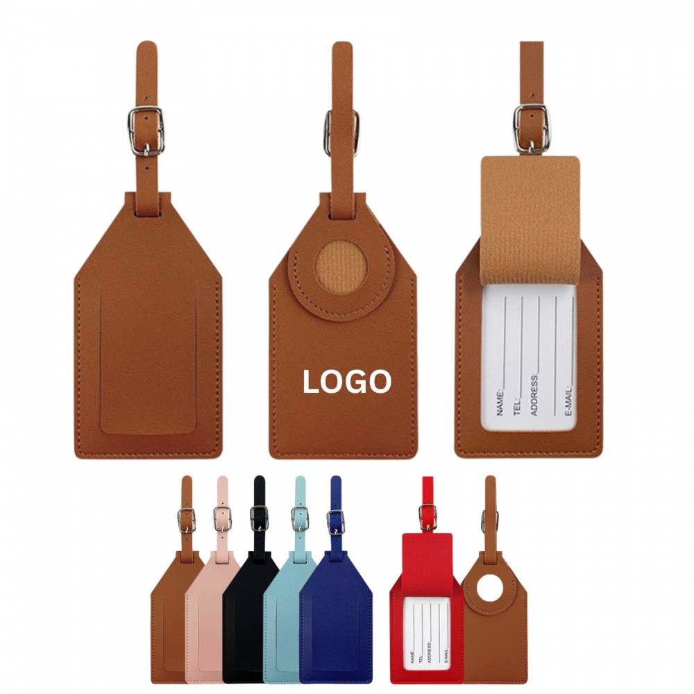 Tracker Ready Privacy Luggage Tag with Logo