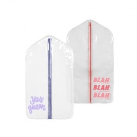 Continued Sugar Britches Toddler Garment Bag (Clear + Grid Vinyl) with Logo  Continued Sugar Britches Toddler Garment Bag (Clear + Grid Vinyl) with Logo