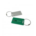 Custom Printed Domed Aluminum Luggage Tag