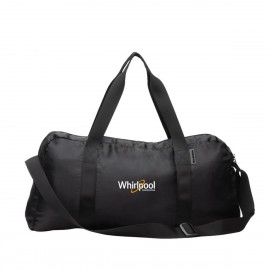 Brookstone Water Resistant Lightweight Duffle Bag with Logo