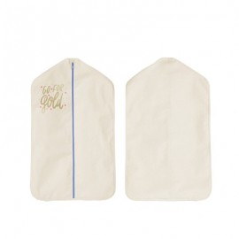 Continued Sugar Britches Toddler Garment Bag (Natural Canvas) with Logo