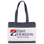 600 Denier Polyester Convention Tote with Large Front Pocket with Logo