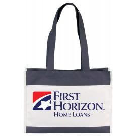 600 Denier Polyester Convention Tote with Large Front Pocket with Logo