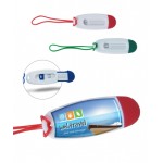 Oval Shaped Luggage Tag - Full Color with Logo