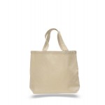 Personalized Large 8oz Cotton Canvas Gusset Tote ( Also See 9621 Natural )