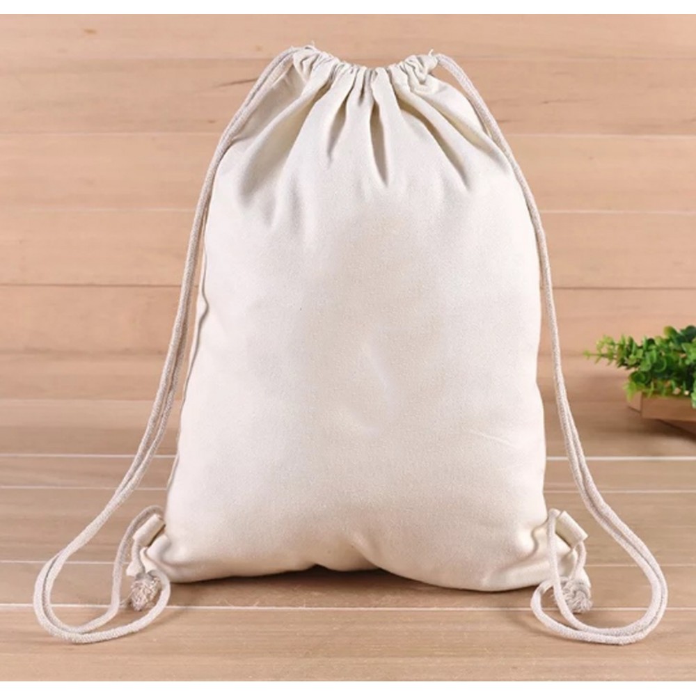 Custom Imprinted Custom Logo 12oz Canvas Drawstring Gift Bag Custom Imprinted Custom Logo 12oz Canvas Drawstring Gift Bag