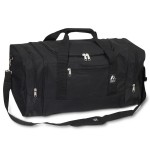 Everest Sporty Gear Bag, Large, Black with Logo
