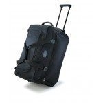 Custom Imprinted Compact Rolling Duffel Bag (Black)