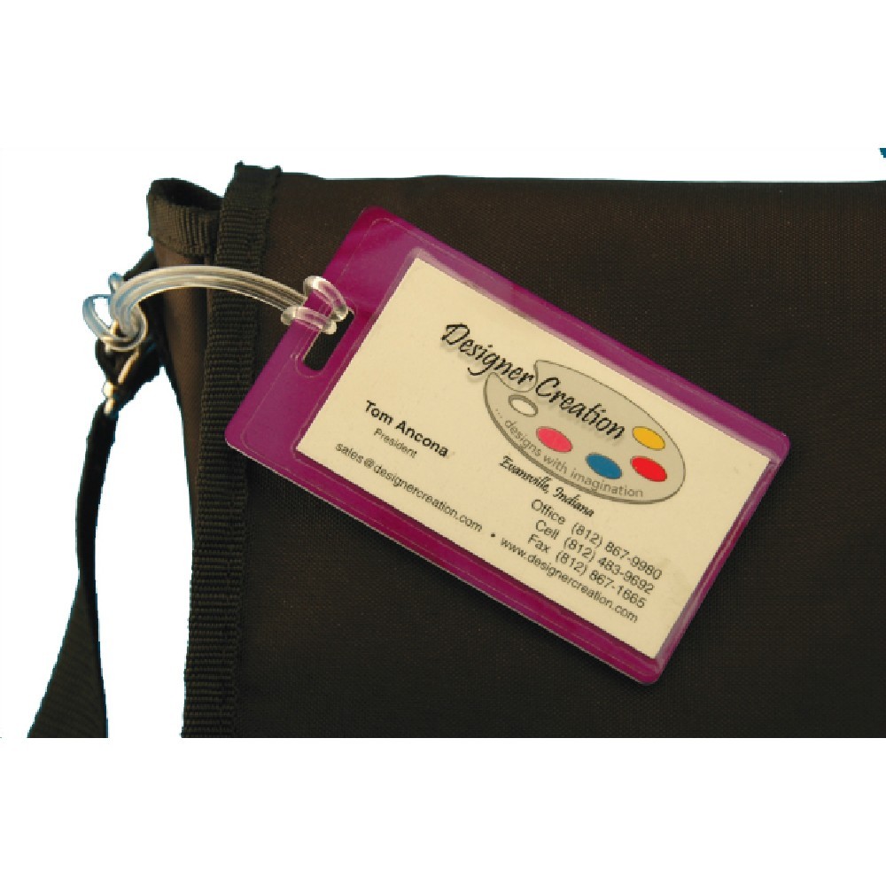 Clear Plastic Business Card Overlay for UN5655 Logo Branded Clear Plastic Business Card Overlay for UN5655 Logo Branded