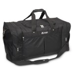 Everest Travel Gear Bag, Extra Large, Black with Logo