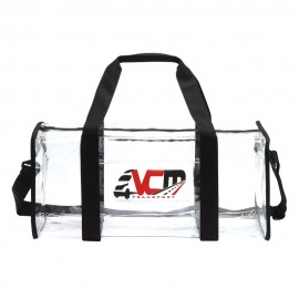 Personalized Clear Square Duffle Bag