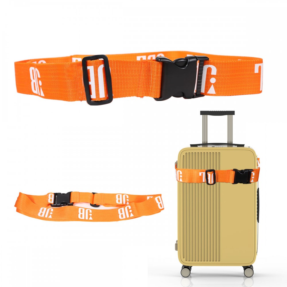 Customized Silk screen Polyester Luggage strap Customized Silk screen Polyester Luggage strap