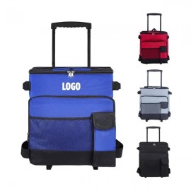 Large Capacity Cooler Bag with Wheels with Logo