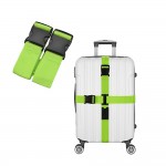 Cross Luggage Straps With Built-in Luggage Tag Slot with Logo