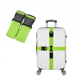 Cross Luggage Straps With Built-in Luggage Tag Slot with Logo