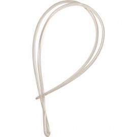 Customized 9" Clear Plastic Unisub Bag Tag Straps/Loops  Customized 9" Clear Plastic Unisub Bag Tag Straps/Loops