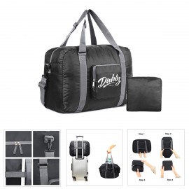 Folding Duffle Bag with Logo