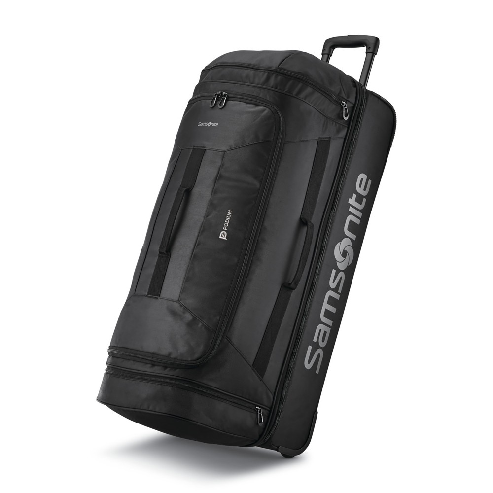 Samsonite Andante 2 32" Drop Bottom Wheeled Duffel - Black with Logo Samsonite Andante 2 32" Drop Bottom Wheeled Duffel - Black with Logo