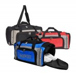 Custom 23" Rip Stop Nylon Deluxe Duffel With Shoe Compartment
