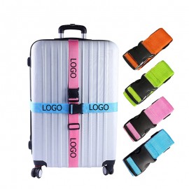 Promotional Custom Adjustable Coarse Weave Luggage Strap 72"x2"  Promotional Custom Adjustable Coarse Weave Luggage Strap 72"x2"