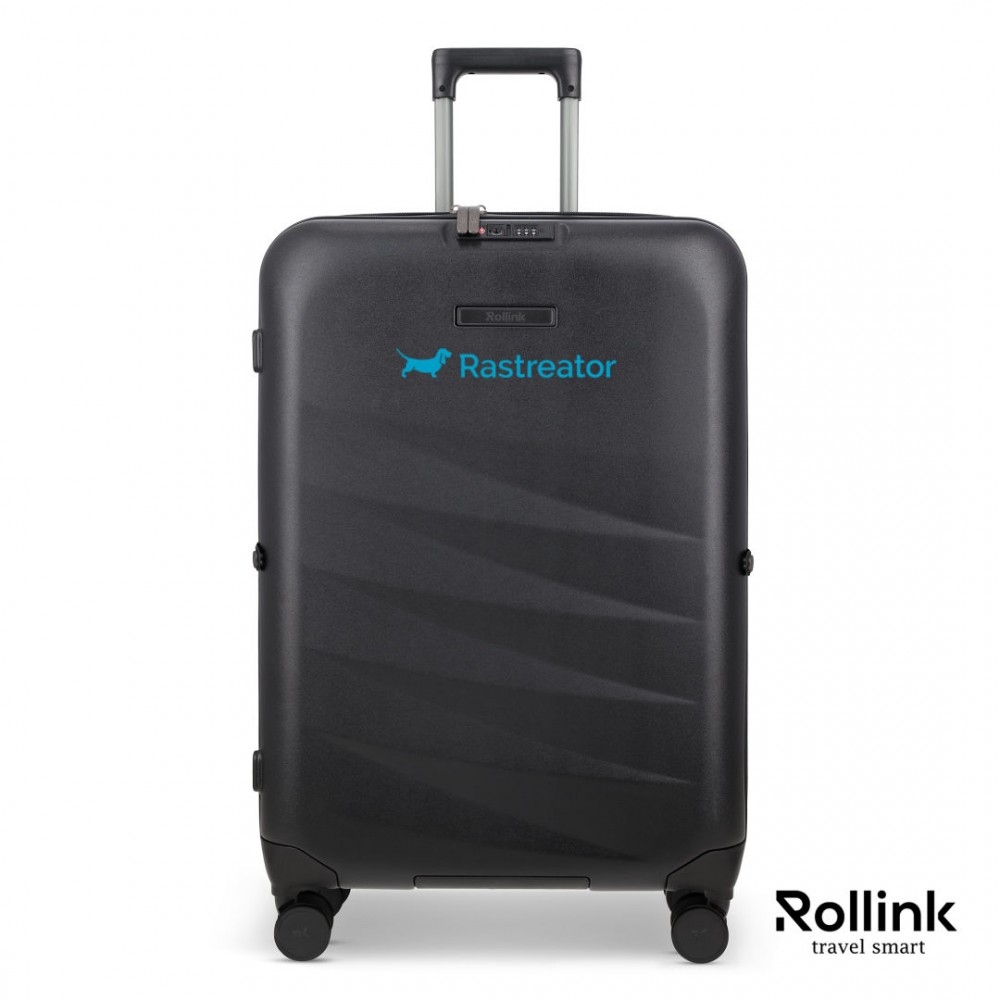 Logo Branded Rollink Mono 29" Large Checked Luggage