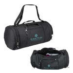 600D Polyester Round Duffel Bag with Logo