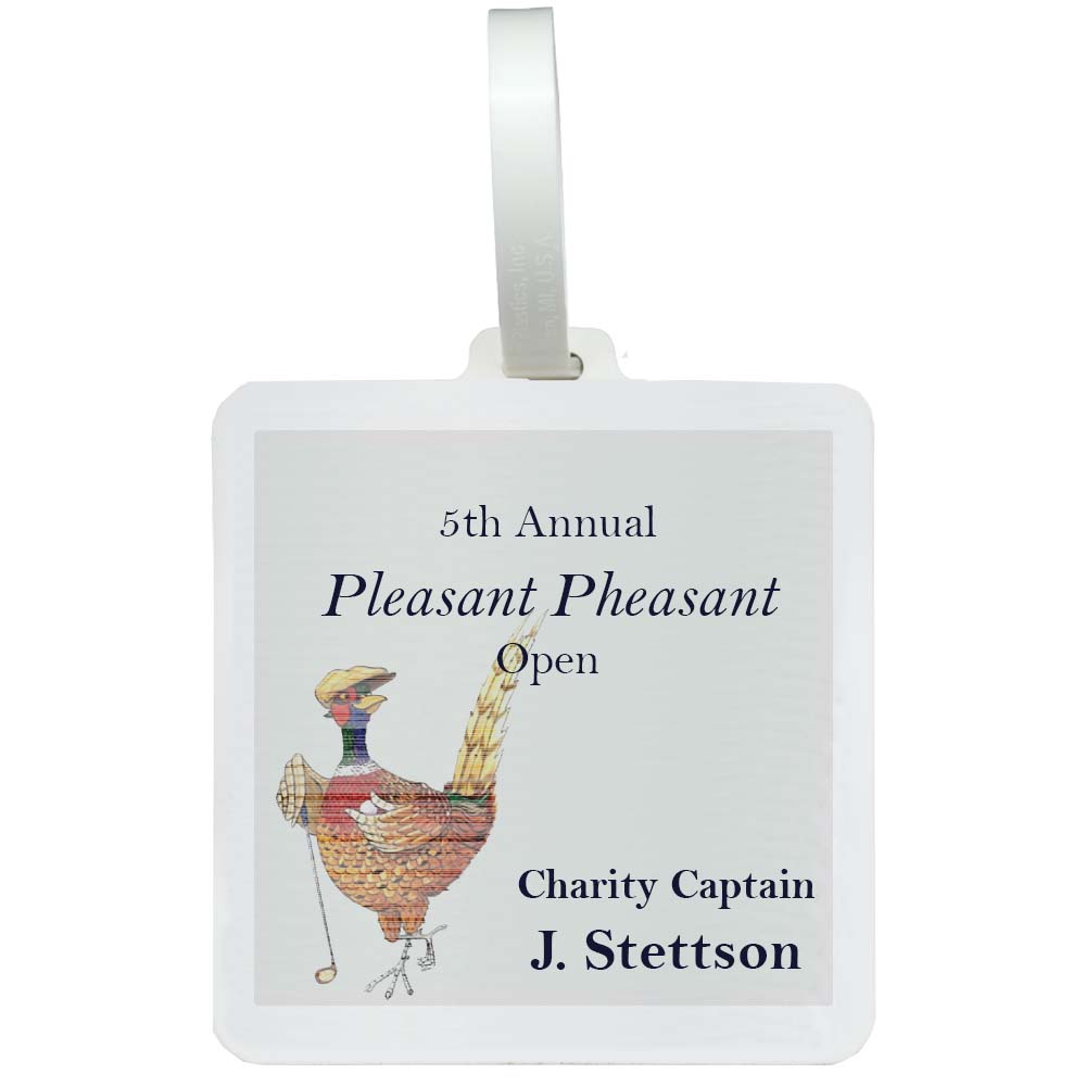 Custom Imprinted Golf Bag Tag Custom Imprinted Golf Bag Tag