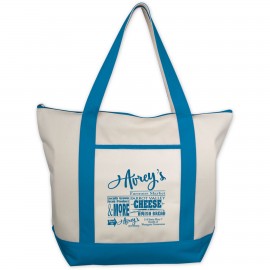 Classic Zippered Tote with Logo  Classic Zippered Tote with Logo