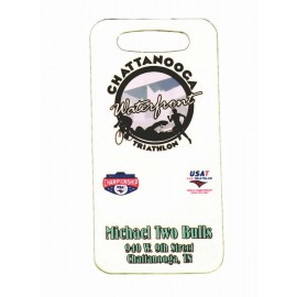 Personalized 1.75" x 3.5" Gloss Unisub FRP Sublimatable 2-Sided Luggage Tag  Personalized 1.75" x 3.5" Gloss Unisub FRP Sublimatable 2-Sided Luggage Tag