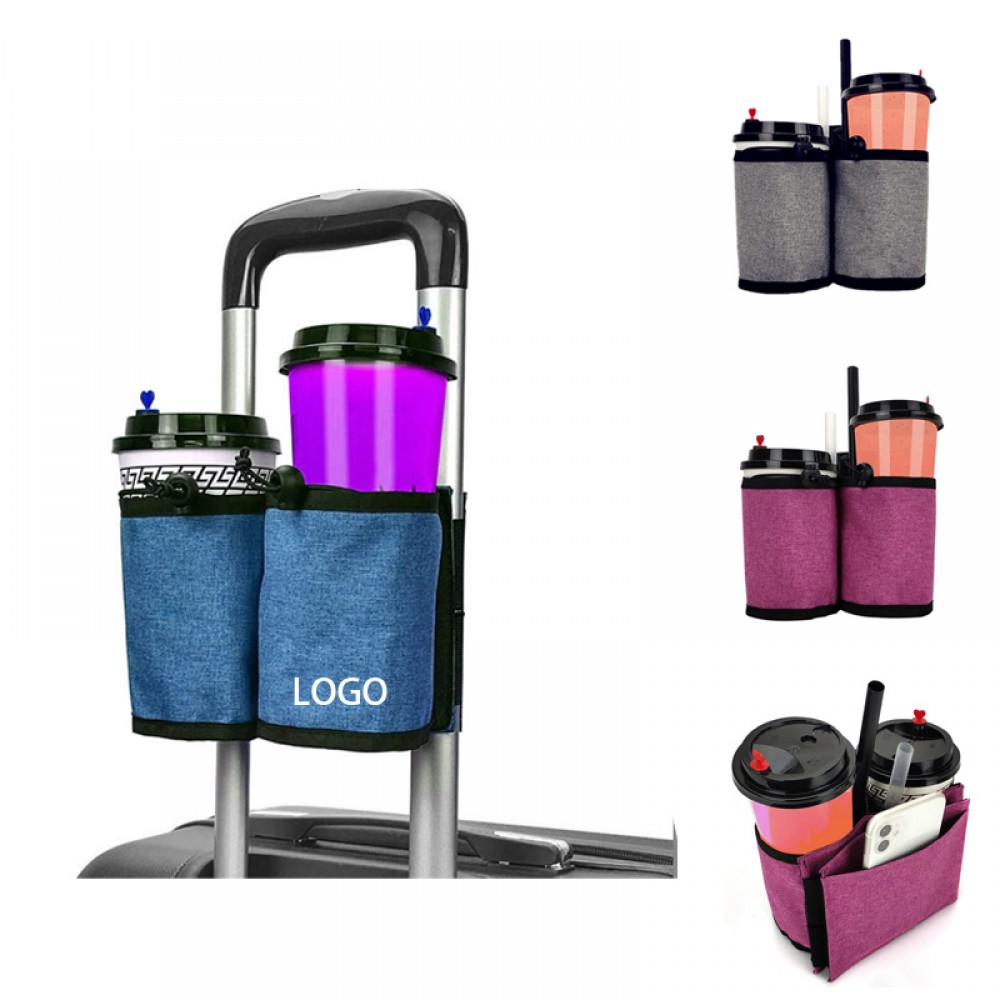 Personalized Luggage Travel Cup Holder