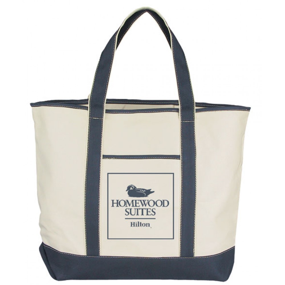 Custom 22" 14oz Cotton Canvas Cruise Tote ( Must also style # 9116, 9117 )
