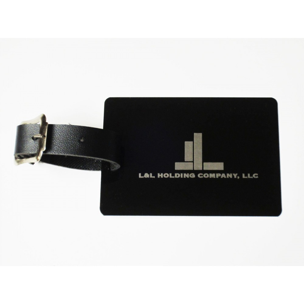 2 1/8" x 3" Aluminum Luggage /Golf Bag Tag with a Laser Engraved imprint. Made in the USA. Custom Printed 2 1/8" x 3" Aluminum Luggage /Golf Bag Tag with a Laser Engraved imprint. Made in the USA. Custom Printed