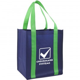 Promotional Color Strap Colossal Grocery Tote