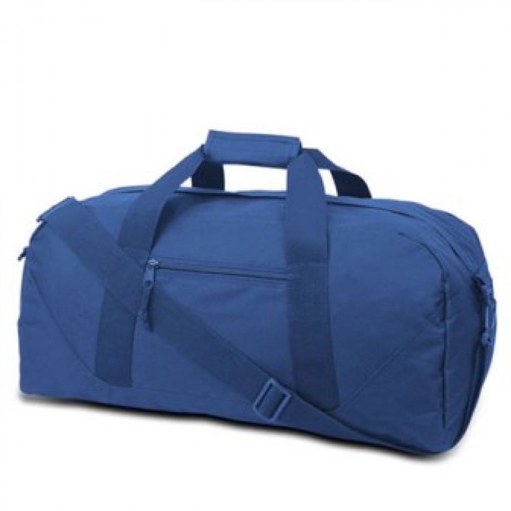 Large Rectangular Duffel with Logo