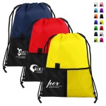 Thickened 420D Oxford Cloth Marathon Sports Drawstring Bag with Logo