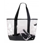 Clear Tote Bag W/ Coin Purse with Logo