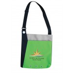 Personalized E-Runner Messenger Tote Bag W/ Velcro Closure