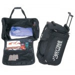 Personalized Large Wide Opening Rolling Duffel Bag