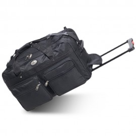 Everest 22" Wheeled Duffel, Black with Logo  Everest 22" Wheeled Duffel, Black with Logo