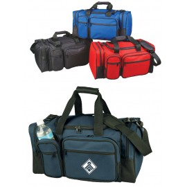 Custom 20" Dual Pockets Club Duffel Bag  Custom 20" Dual Pockets Club Duffel Bag
