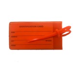 Custom Creative Travel Soft PVC Luggage Tag Logo Branded