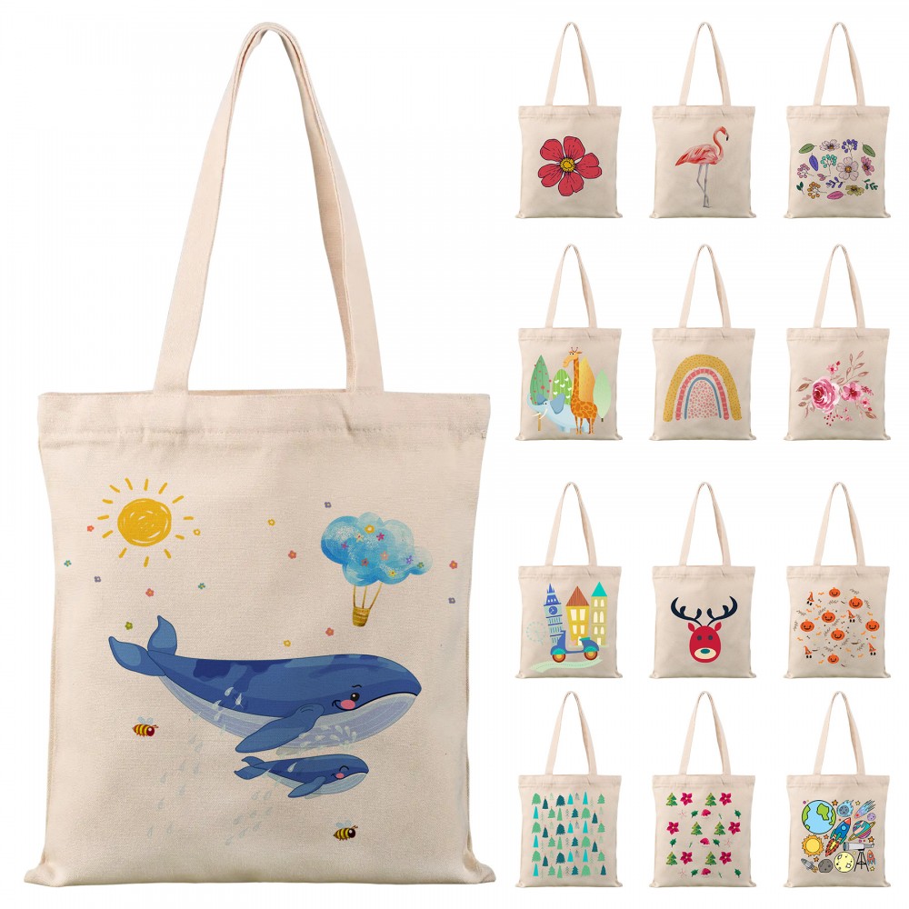 Canvas Tote Bag with Logo