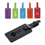 Fragolino Leather Luggage Spotter Tag with Logo